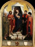 WEYDEN, Rogier van der Virgin with the Child and Four Saints USA oil painting artist